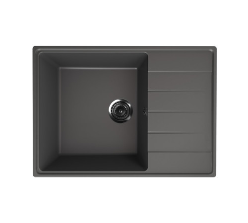 Кухонная мойка Ulgran Quartz Prima 700-09, мокрый асфальт