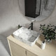 Раковина чаша Maretti UM13NS03-740MR, белый мрамор
