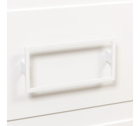 Комплект ручек La Fenice Cubo Bianco белый 80 мм., два ящика