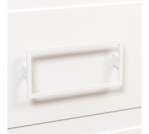 Комплект ручек La Fenice Cubo Bianco белый 80 мм., два ящика