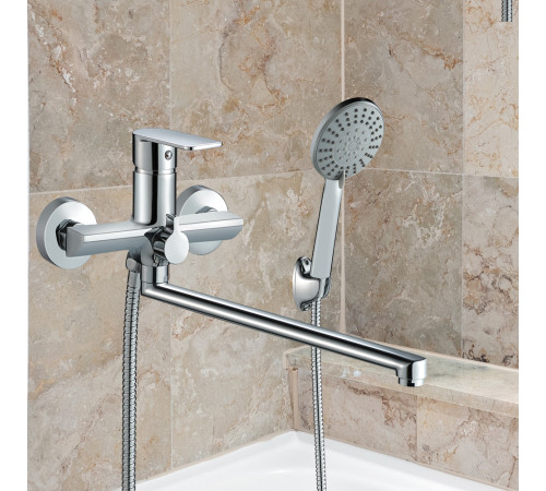 Смеситель для ванны WesnaArt RAY11-320, хром