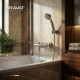Смеситель для ванны BRAVAT F671105C-B-SW, хром