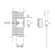 Гигиенический душ с термостатом Rose R915G, золотой сатин