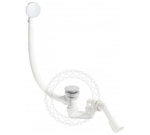 Слив-перелив (автомат, 90 см.) FILARETE FL90W, белый