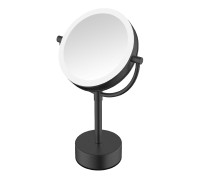 Зеркало косметическое JAVA S-M221H, черный