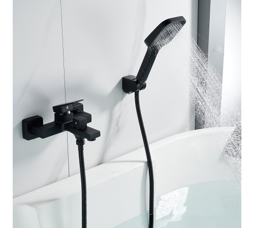 Смеситель для ванны Shevanik S9602H, черный