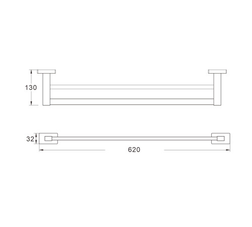 Полотенцедержатель Shevanik SG5627C, белый