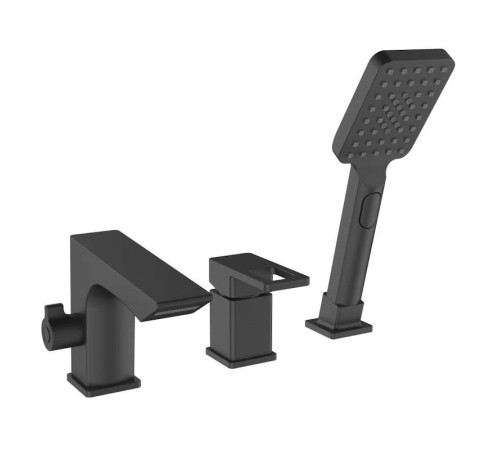 Смеситель на борт ванны ESKO PB 355B/VEL355B, черный