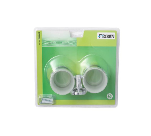 Стакан для ванной комнаты двойной Fixsen Europa FX-21807
