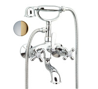 Смеситель для ванны Fiore MARGOT 26CO0610, хром/золото