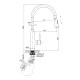 Смеситель для кухни Raiber RPB-011, черный