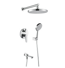 Душевая система встраиваемая Shevanik S4335, хром