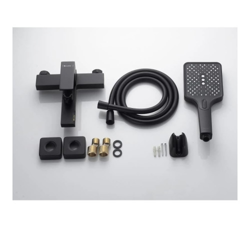Смеситель для ванны Knotlor KN-22/BL, черный