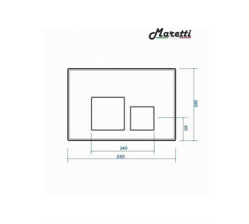 Комплект Maretti 3 в 1: унитаз UM10PBM51-560, инсталляция AC11P5211, кнопка AC12KA-560