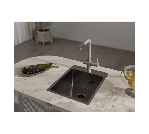 Кухонная мойка Rivelato Rinox 3850 PVD, черный