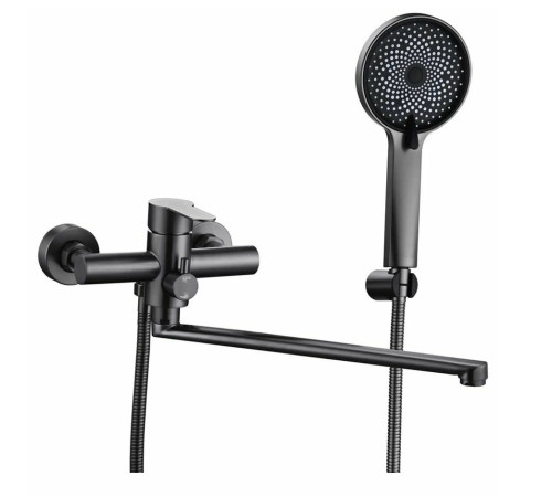 Смеситель для ванны Fmark FS8225Q, графит