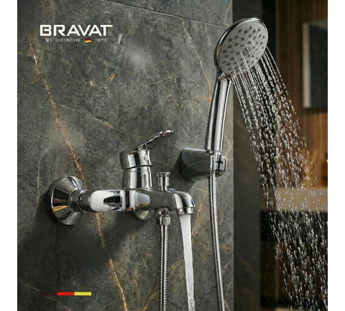 Смеситель для ванны BRAVAT F693147C-B-SW, хром