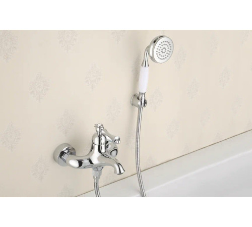 Смеситель для ванны Rose R0102, хром