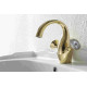Смеситель для раковины Bravat Swan F14287G-ENG, золото