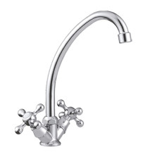 Смеситель для кухни Cron CN4008, хром