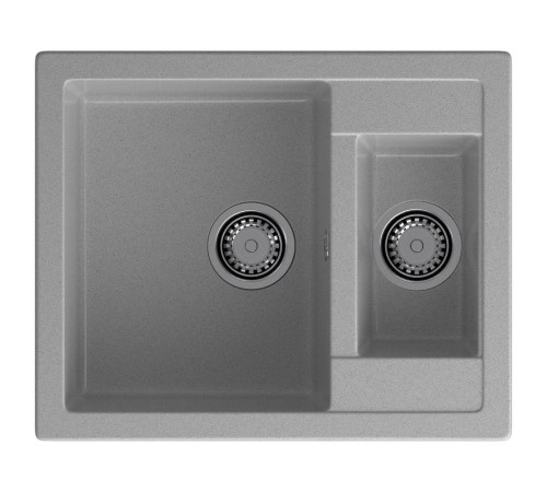 Кухонная мойка GranFest QUADRO 610K, серый