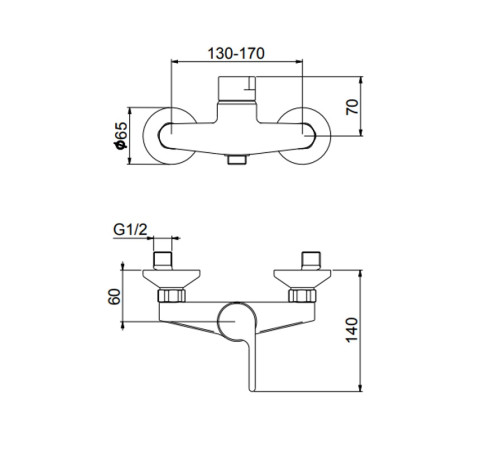 Смеситель для душа Webert DoReMi DR870102015, хром