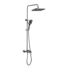 Душевая система Shevanik S6836T, оружейная сталь