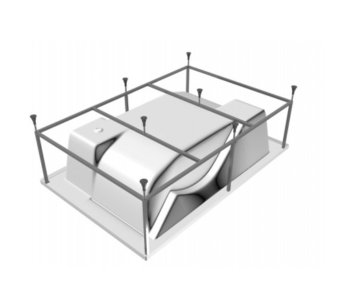 Каркас для ванны сварной Vayer KASANDRA Гл000025137, 150x150