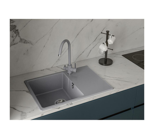 Кухонная мойка GranFest URBAN 668L, серый