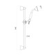 Душевой гарнитур Webert Shower Set AC0385015, хром