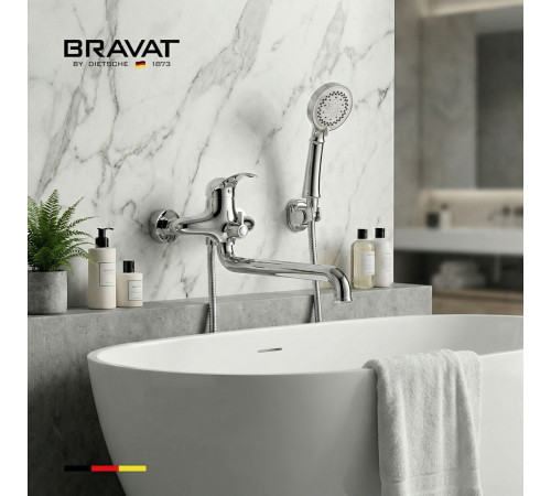 Смеситель для ванны BRAVAT F6805936CP-LB-SW, хром