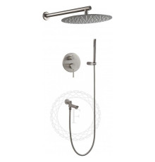 Душевая система встраиваемая FILARETE Roun FL1020NK, никель