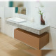 Столешница Velvex Unit 160, белый мрамор
