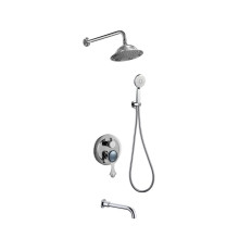 Душевая система встраиваемая Bronze de Luxe YASMINA NT800/B03, хром