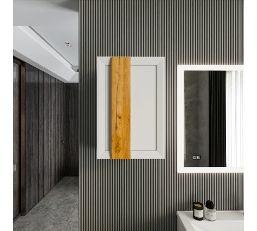 Шкаф навесной Бриклаер БЕРЛИН 60 см, белый