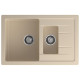 Кухонная мойка GranFest QUADRO 775KL, кашемир