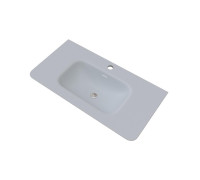 Раковина встраиваемая Knotlor ГРАЦИЯ FWB110900BEM, серый шелк, 90 см