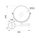 Косметическое зеркало FIXSEN HOTEL FX-31021-2, хром