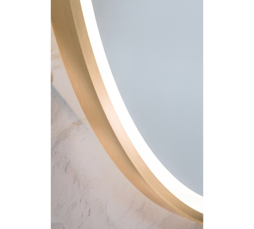 Зеркало Silver Mirrors Делуна/Deluna D800 TX (алюм. профиль, цвет золото, бесконтактный сенсор)
