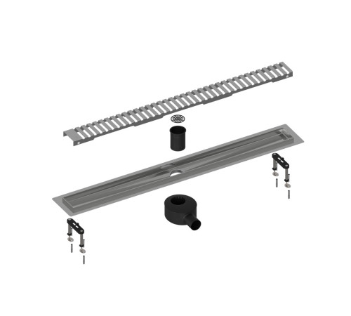 Душевой лоток TIMO Drain System DS230107/00, хром