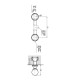 Смеситель для душа Rav Slezak Brilliance BRILLIANCE183SM