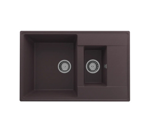 Кухонная мойка Ulgran Quartz Prima 780 1,5K-06, трюфель