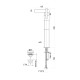 Смеситель для раковины Fiore XS 71CR7704, хром