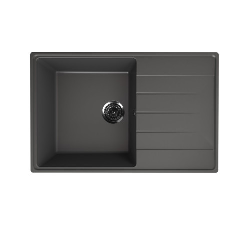 Кухонная мойка Ulgran Quartz Prima 780-09, мокрый асфальт