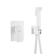 Гигиенический душ со смесителем Rose R2805C, белый