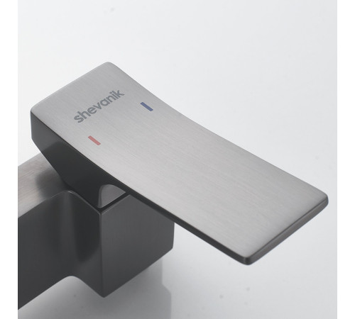 Гигиенический душ со смесителем Shevanik S4005T-1, оружейная сталь
