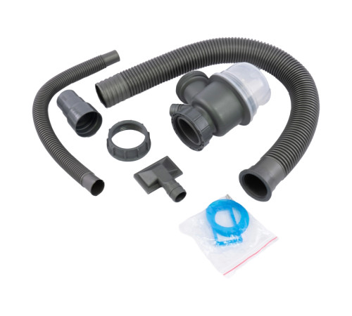 Сифон для кухонной мойки Fmark F-SL-L1166, графит