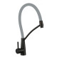 Смеситель для кухни с гибким изливом Fmark FS8255H-04, черный