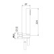 Душевой гарнитур Webert Shower Set AC1046560, черный