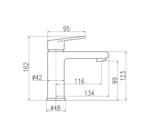 Смеситель для раковины Rav Slezak Colorado CO128.5Z, золото
